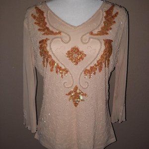 Dreess Blouse-FUEGO- Size M
